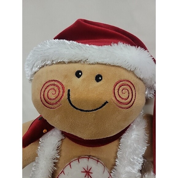 Dan Dee Collectors Choice Candy Cane Gingerbread Boy & Girl Plush 17" - Picture 8 of 10